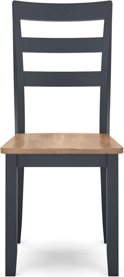 Gesthaven Solid Wood Frame Dining Chair Set 2 White Natural