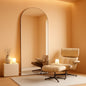 76x34 Arch Full Length Mirror Aluminum Frame For Bedroom