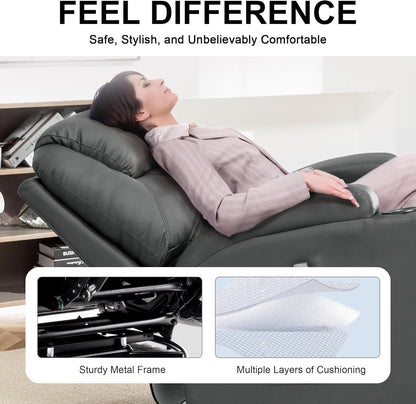 360 Degree Swivel Recliner Chair With Massage And Heat