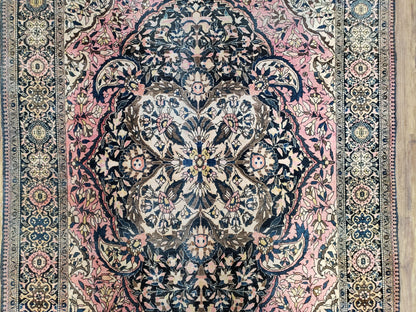 Antique Persian Farahan Rug, 4'1" x 6' 5"