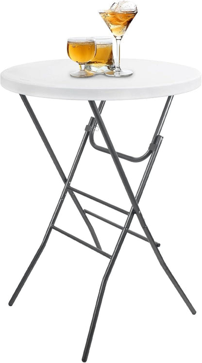 28In Ultra Portable Folding Bar Height Cocktail Table
