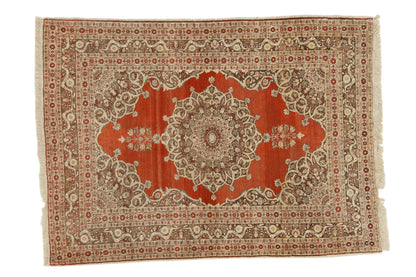 4x5.5 Antique Haji Jalili Tabriz Rug