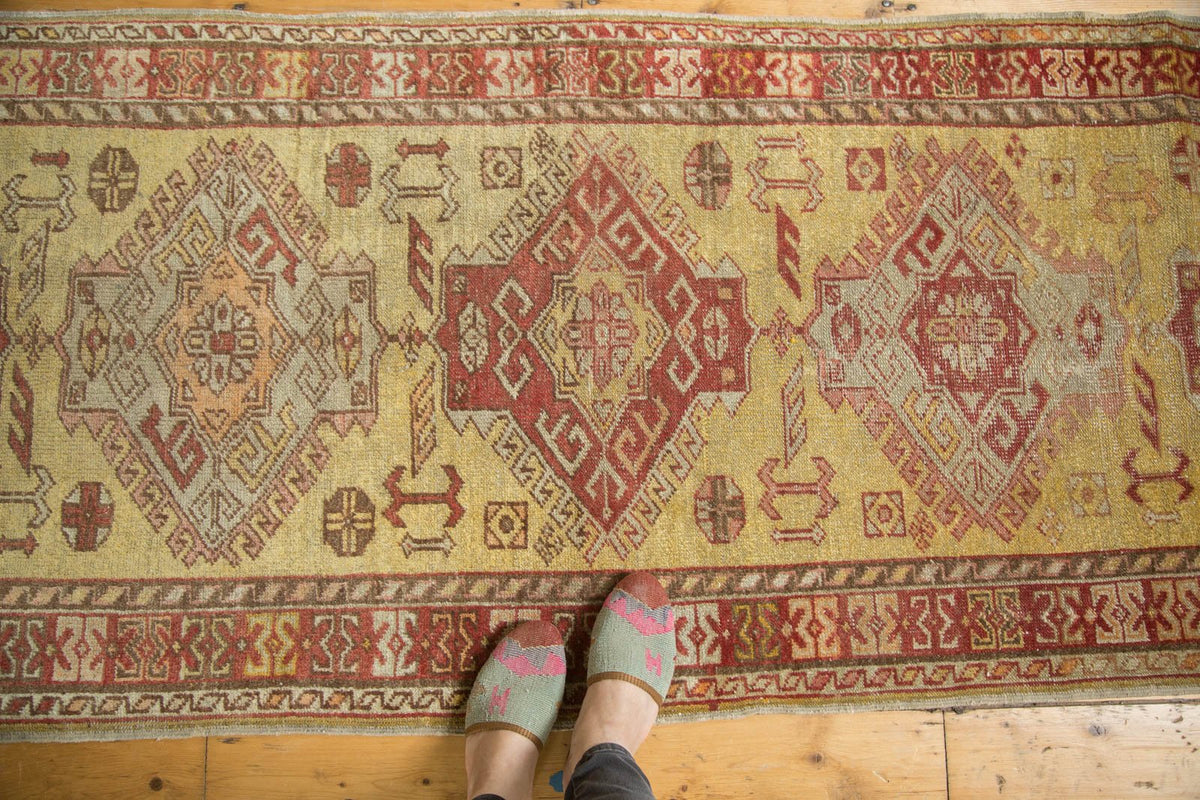 3x11 Vintage Oushak Rug Runner