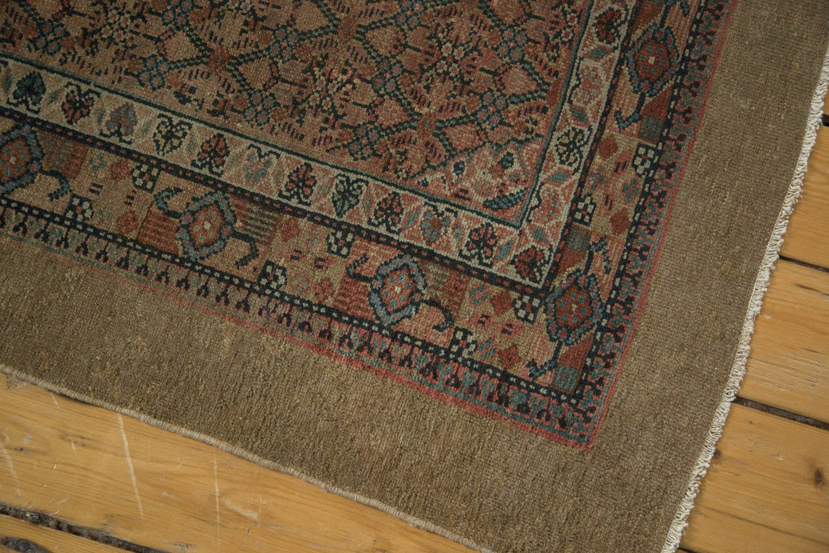 3.5x13.5 Antique Camel Hair Serab Rug Runner