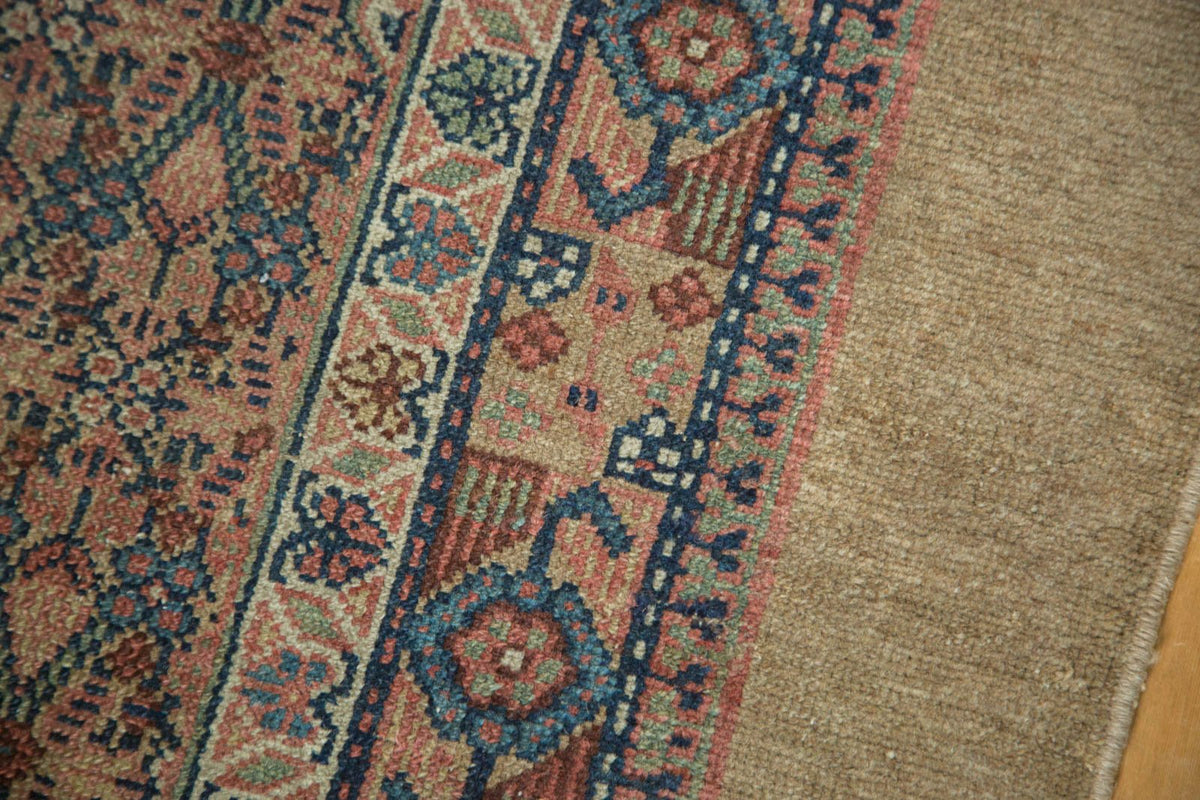 3.5x13.5 Antique Camel Hair Serab Rug Runner
