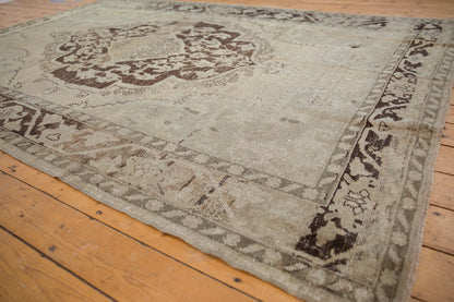 7x10 Vintage Distressed Oushak Carpet