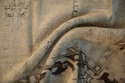 7x10 Vintage Distressed Oushak Carpet