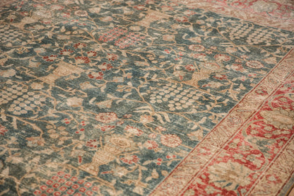 8x11.5 Vintage Distressed Tabriz Carpet