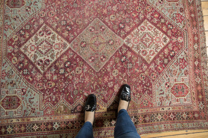 4.5x6 Vintage Distressed Qashqai Rug