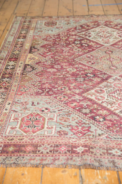 4.5x6 Vintage Distressed Qashqai Rug