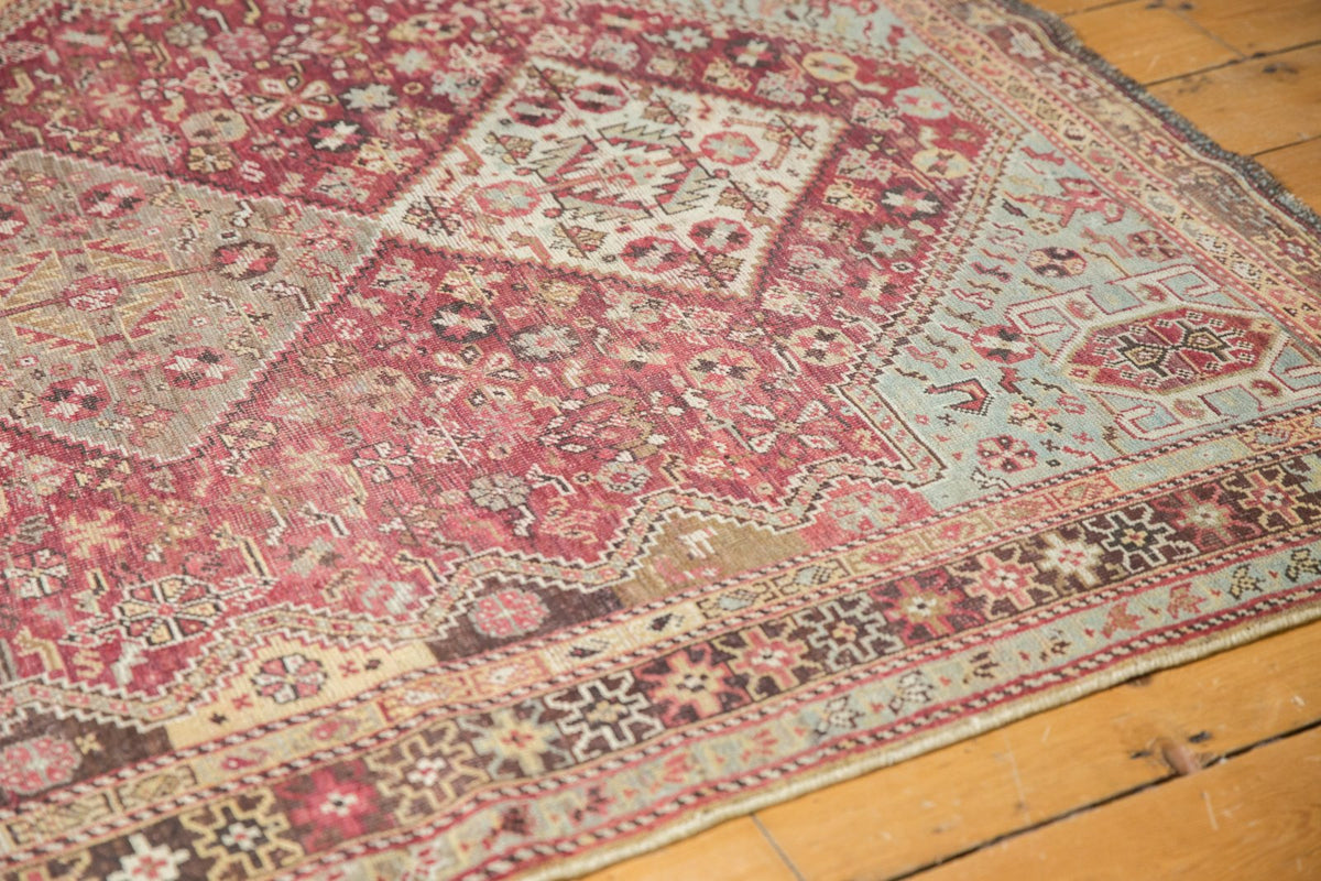 4.5x6 Vintage Distressed Qashqai Rug