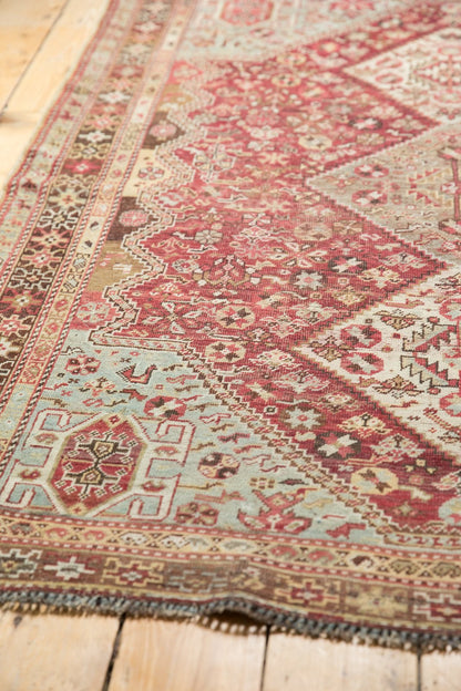 4.5x6 Vintage Distressed Qashqai Rug