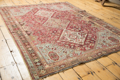 4.5x6 Vintage Distressed Qashqai Rug