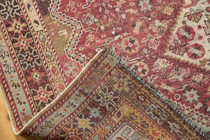 4.5x6 Vintage Distressed Qashqai Rug