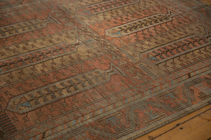 5.5x10 Vintage Distressed Belouch Carpet