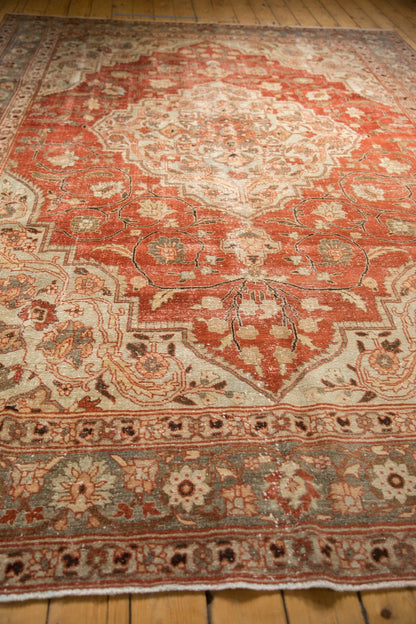 9x11.5 Vintage Distressed Khoy Carpet