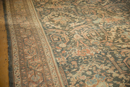 RESERVED 11x15.5 Vintage Distressed Mahal Carpet