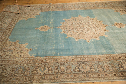 8.5x12.5 Vintage Distressed Tabriz Carpet