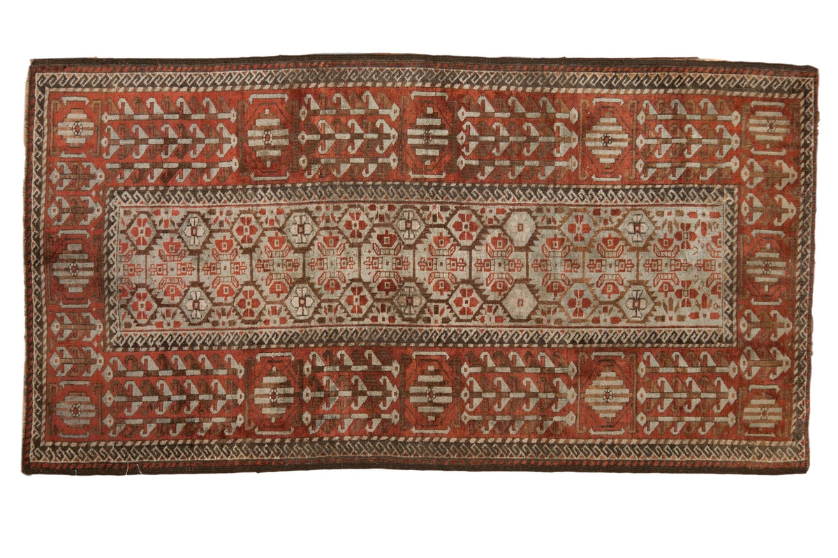 3x5.5 Vintage Distressed Belouch Rug