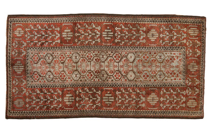 3x5.5 Vintage Distressed Belouch Rug