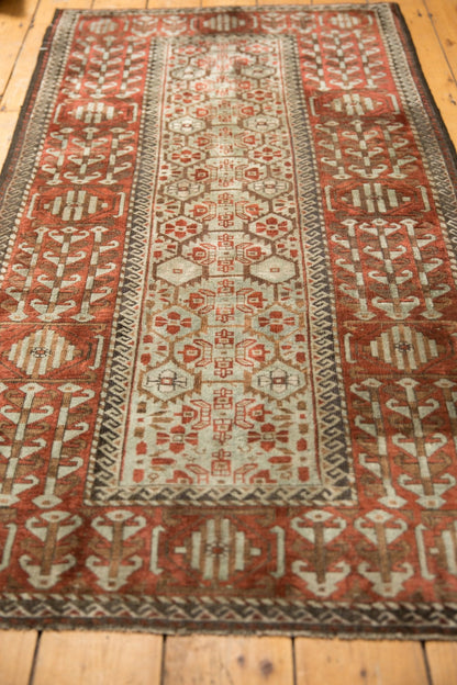 3x5.5 Vintage Distressed Belouch Rug