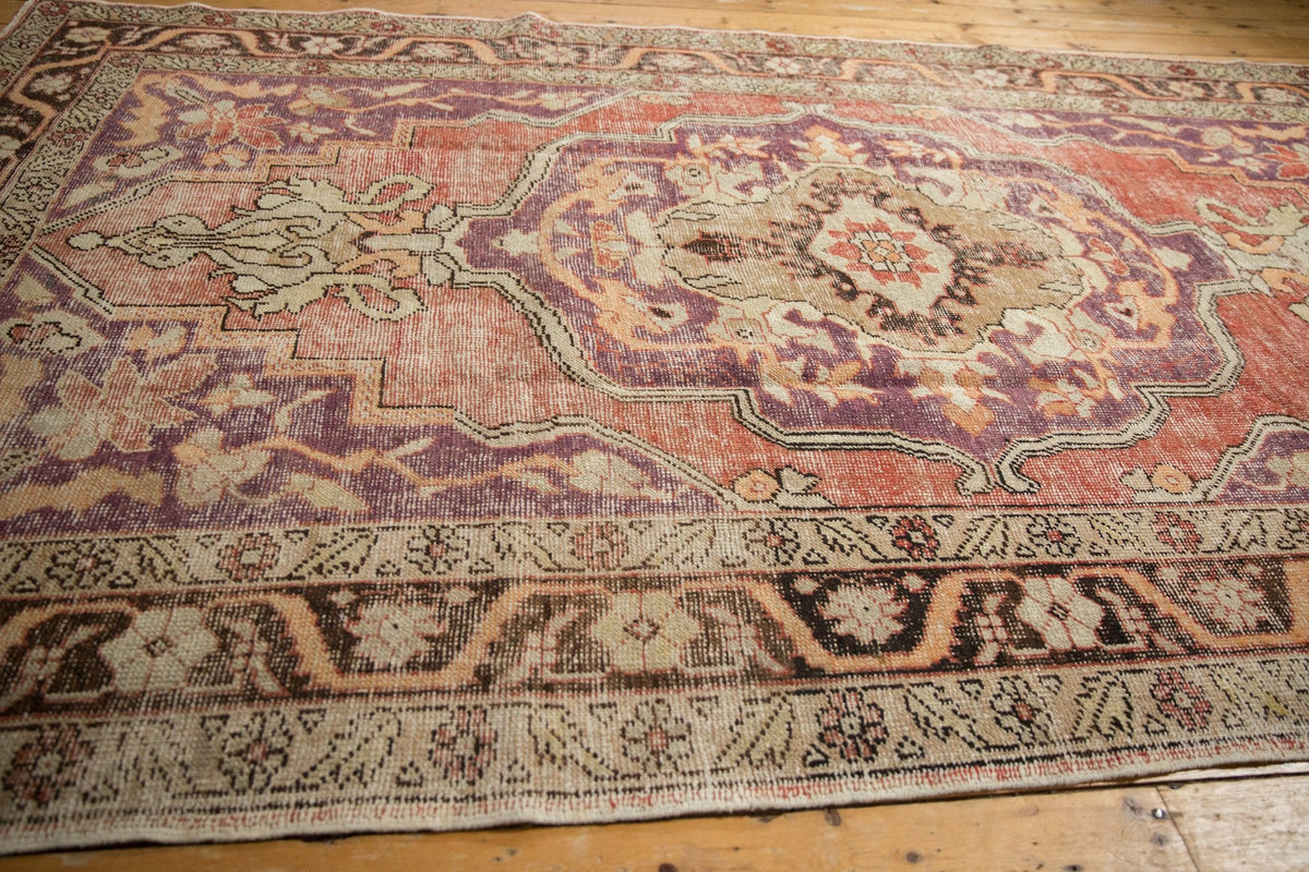 6.5x10.5 Vintage Distressed Oushak Carpet