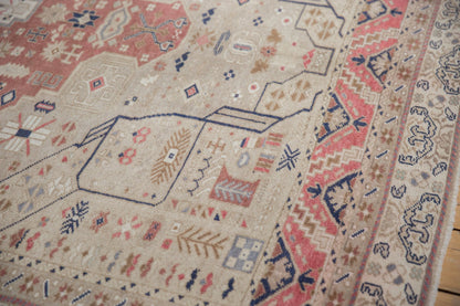 6x9.5 Vintage Distressed Oushak Carpet