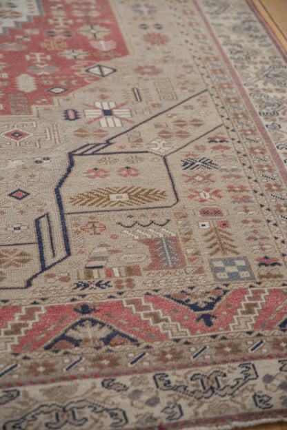 6x9.5 Vintage Distressed Oushak Carpet