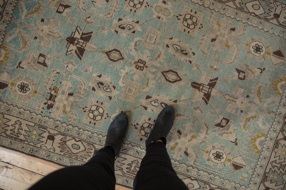 4.5x7 Vintage Distressed Hamadan Rug