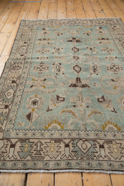 4.5x7 Vintage Distressed Hamadan Rug