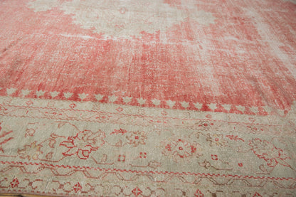 10x14 Vintage Distressed Oushak Carpet