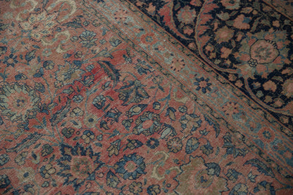 13x18 Vintage Distressed Tabriz  Carpet