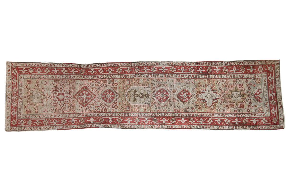 3x13 Vintage Distressed Karaja Rug Runner