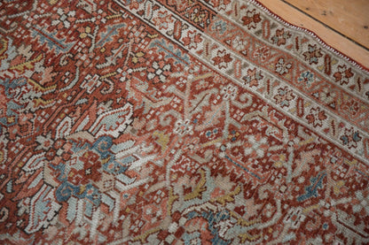 3.5x11 Vintage Distressed Karaja Rug Runner