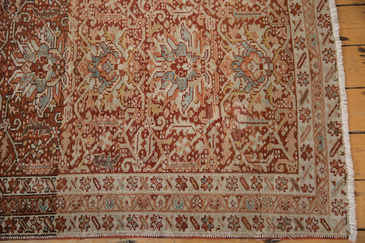3.5x11 Vintage Distressed Karaja Rug Runner