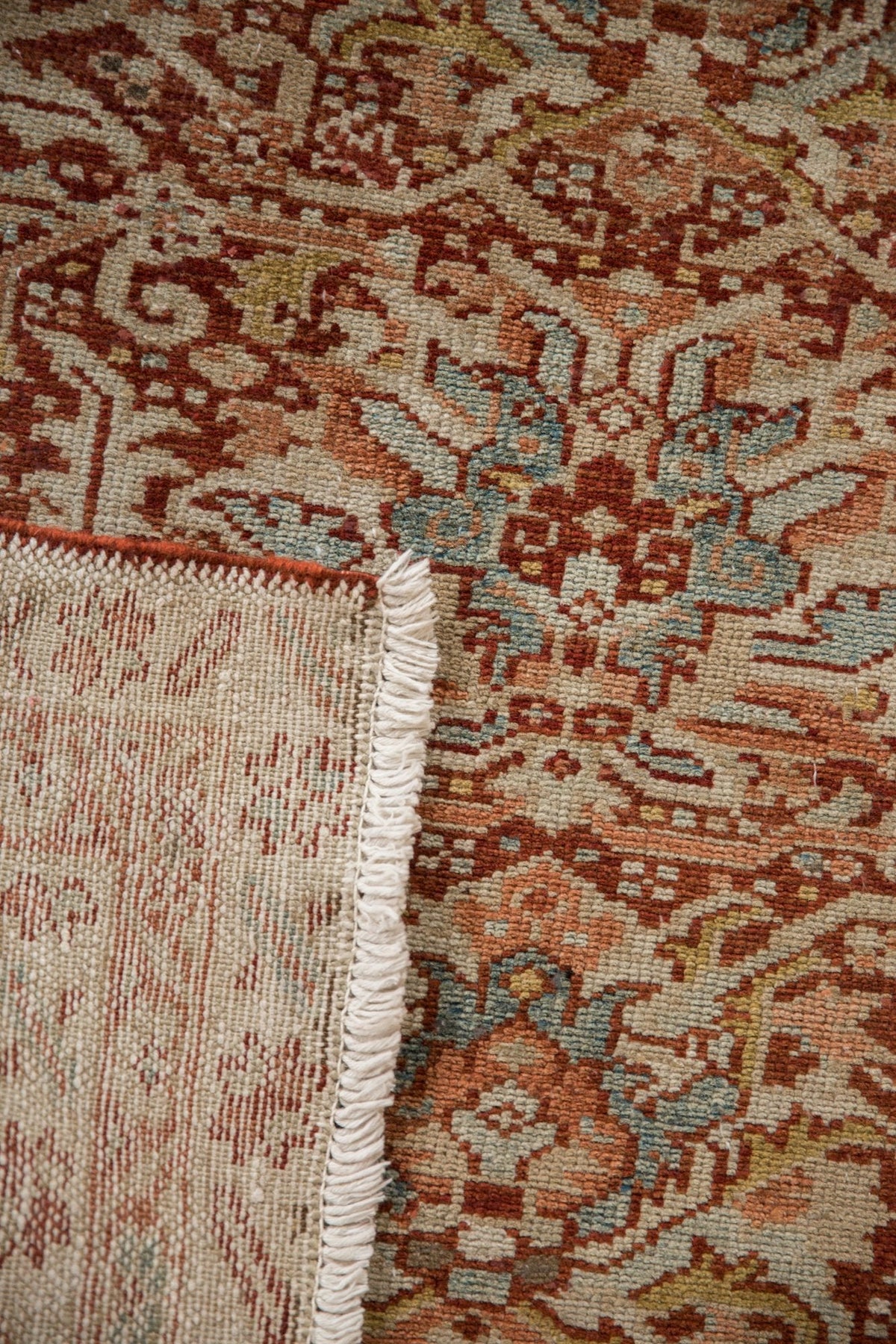 3.5x11 Vintage Distressed Karaja Rug Runner