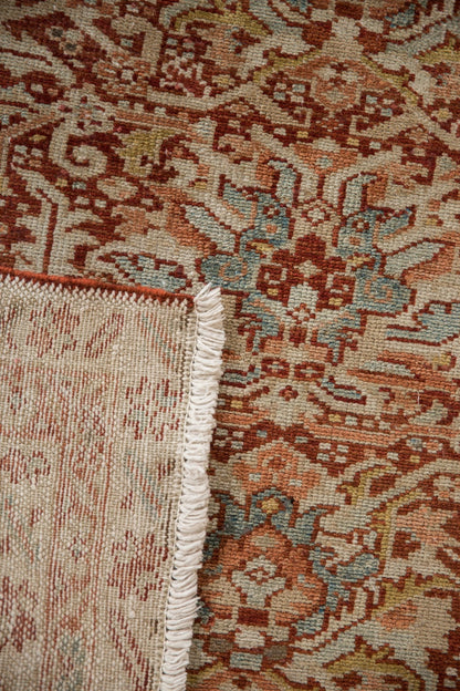 3.5x11 Vintage Distressed Karaja Rug Runner
