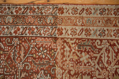 3.5x11 Vintage Distressed Karaja Rug Runner