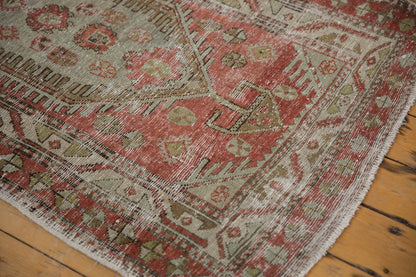 3.5x11 Vintage Distressed Heriz Rug Runner