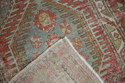3.5x11 Vintage Distressed Heriz Rug Runner