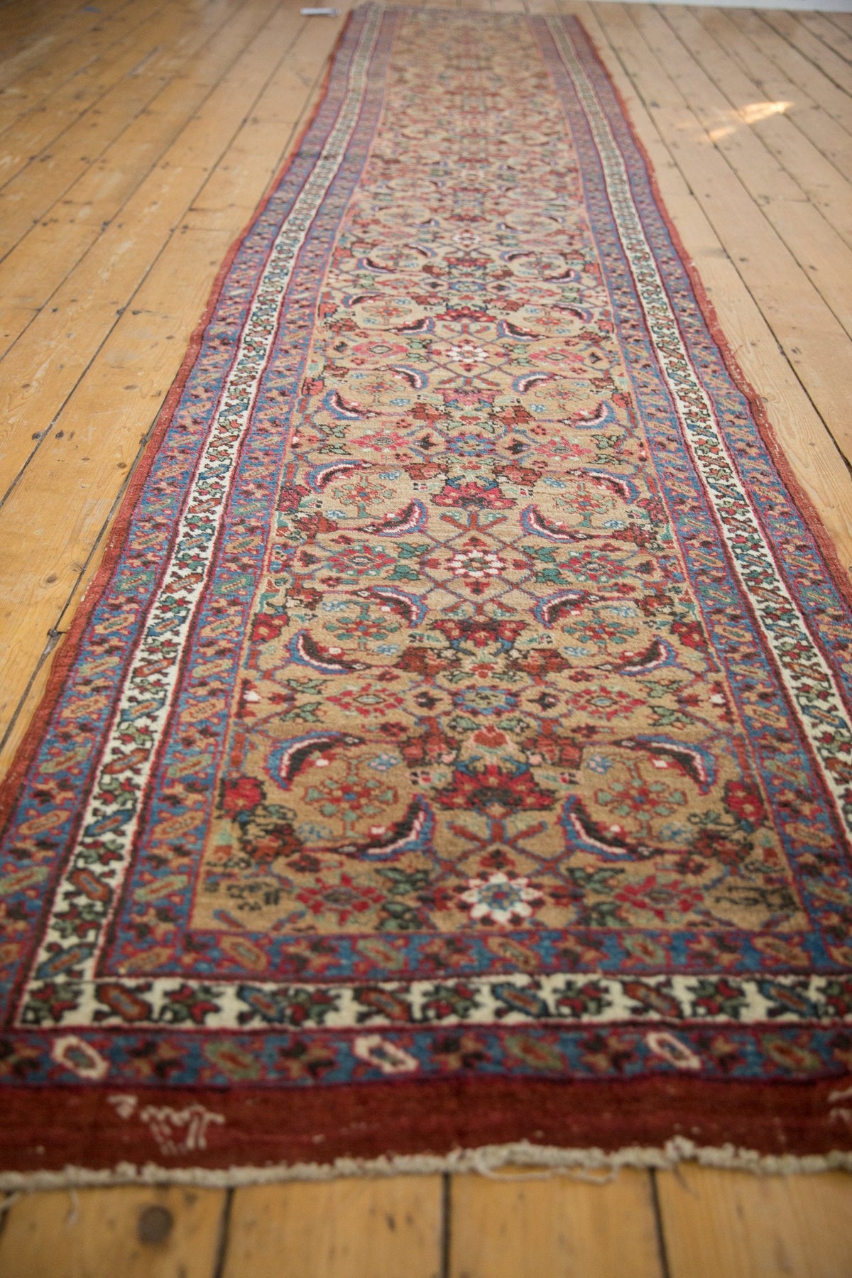 RESERVED 3x14.5 Antique Bijar Rug Runner