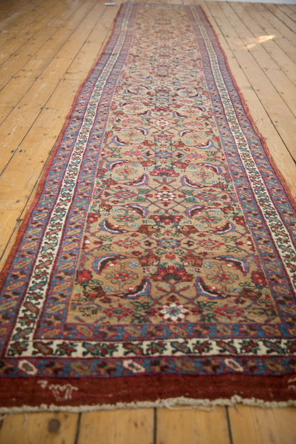 RESERVED 3x14.5 Antique Bijar Rug Runner
