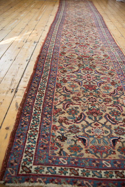 RESERVED 3x14.5 Antique Bijar Rug Runner