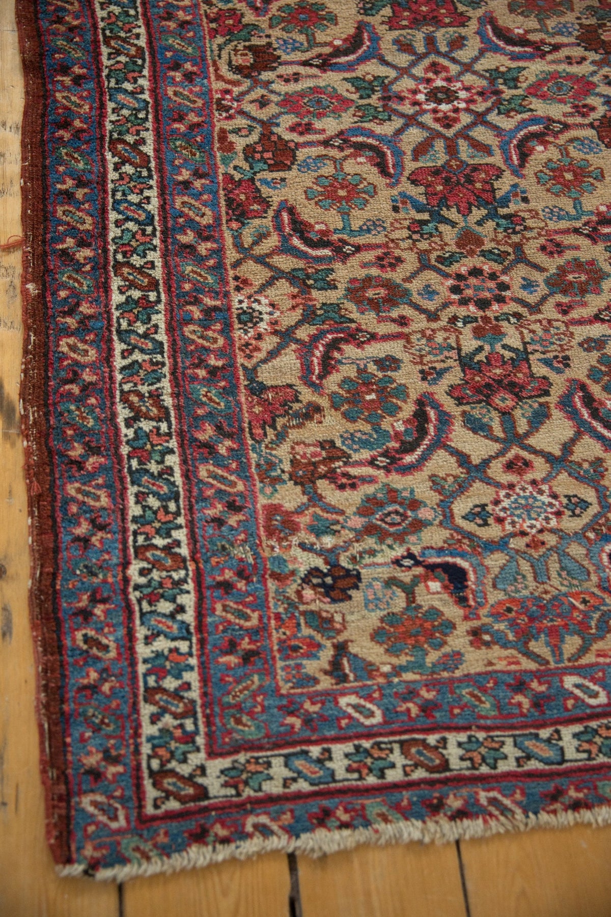 RESERVED 3x14.5 Antique Bijar Rug Runner