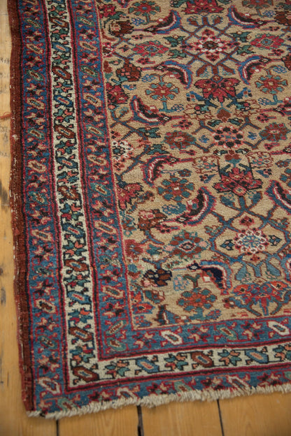 RESERVED 3x14.5 Antique Bijar Rug Runner
