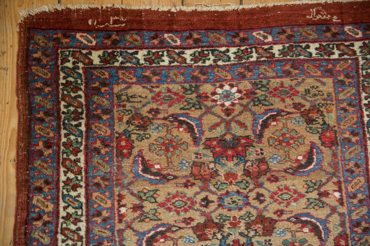RESERVED 3x14.5 Antique Bijar Rug Runner