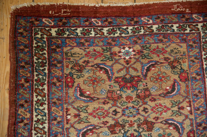 RESERVED 3x14.5 Antique Bijar Rug Runner