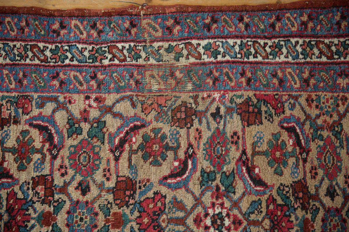 RESERVED 3x14.5 Antique Bijar Rug Runner
