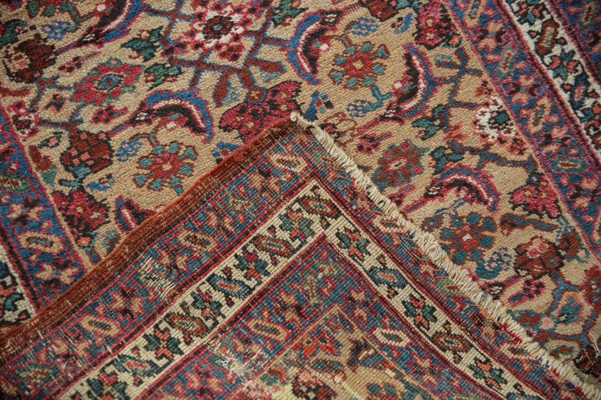 RESERVED 3x14.5 Antique Bijar Rug Runner