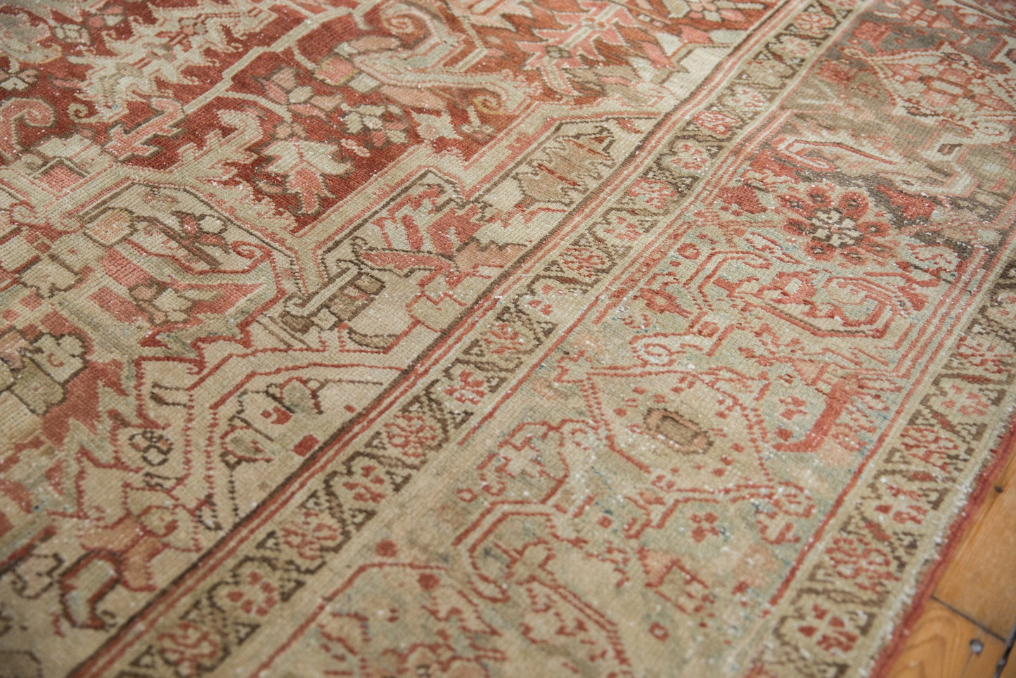 RESERVED 8x12.5 Vintage Distressed Heriz Carpet